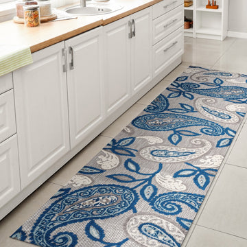 Julien Paisley High-low Indoor/outdoor Area Rug